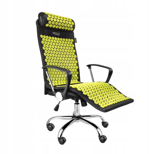 Мат для иглоукалывания  4FIZJO Classic Mat XL Аппликатор Кузнецова Black/Yellow - фото №4